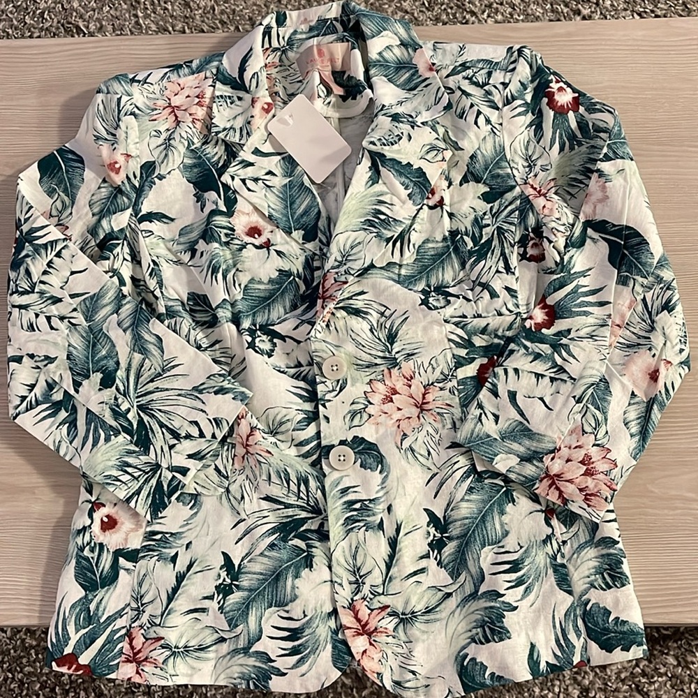 Floral Blazer
